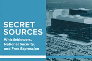 Secret Sources Report Cover
