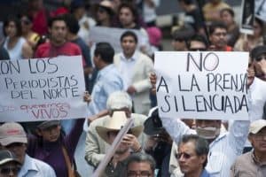 Protests for Mexican journalist