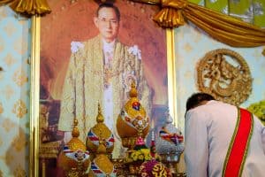 Portrait of Thailand King