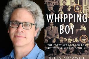 Allen Kurzweil headshot and cover of Whipping Boy