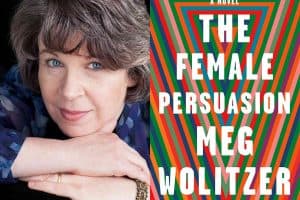 Meg Politzer headshot and cover of The Female Persuasion