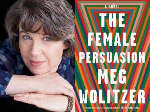 Meg Politzer headshot and cover of The Female Persuasion