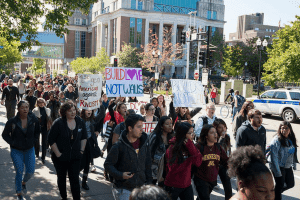 Protestors at University of Maryland