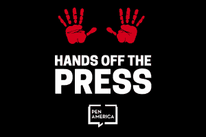 hands off the press
