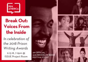 Break Out: Voices From the Inside event info graphic