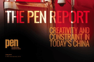 PEN Report: Creativity And Constraint in Today's China