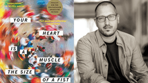 Your Heart is a muscle the size of a fist book cover and author headshot