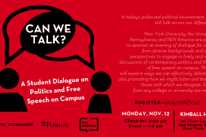 Can we talk? event graphic