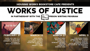 Works of Justice event series banner