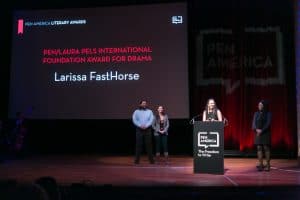 Larissa Fasthorse at the 2019 Awards Ceremony