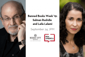 Banned Books Week 2019 Salman Rushdie And Laila Lalami