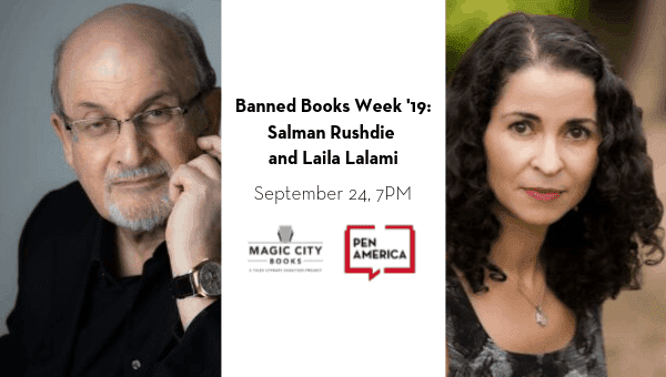 Banned Books Week 2019 Salman Rushdie And Laila Lalami