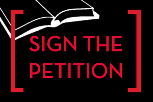 button to sign the banned books week petition