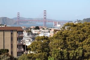 view of the Golden Gate Bridge