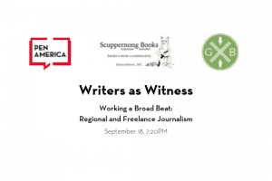 Writers As Witness Working A Broad Beat event icon