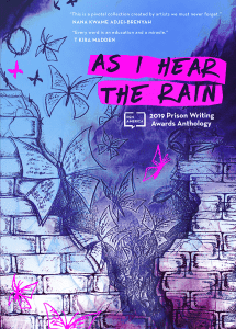 cover of the As I Hear the Rain prison writing anthology