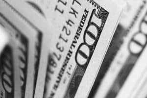 close up of $100 bills