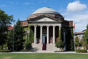 exterior of building at syracuse university