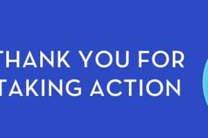 Thank you for taking action