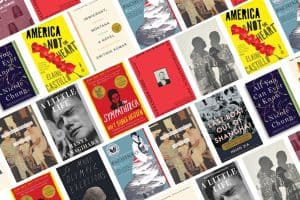 Asian American Voices reading list book covers