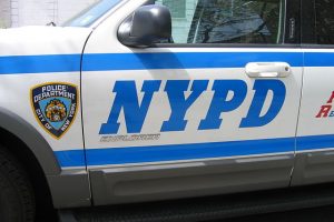 close up of NYPD vehicle