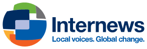 Blue Internews Logo