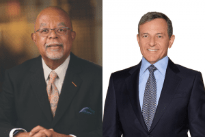 side by side images of Henry Louis Gates and Bob Iger