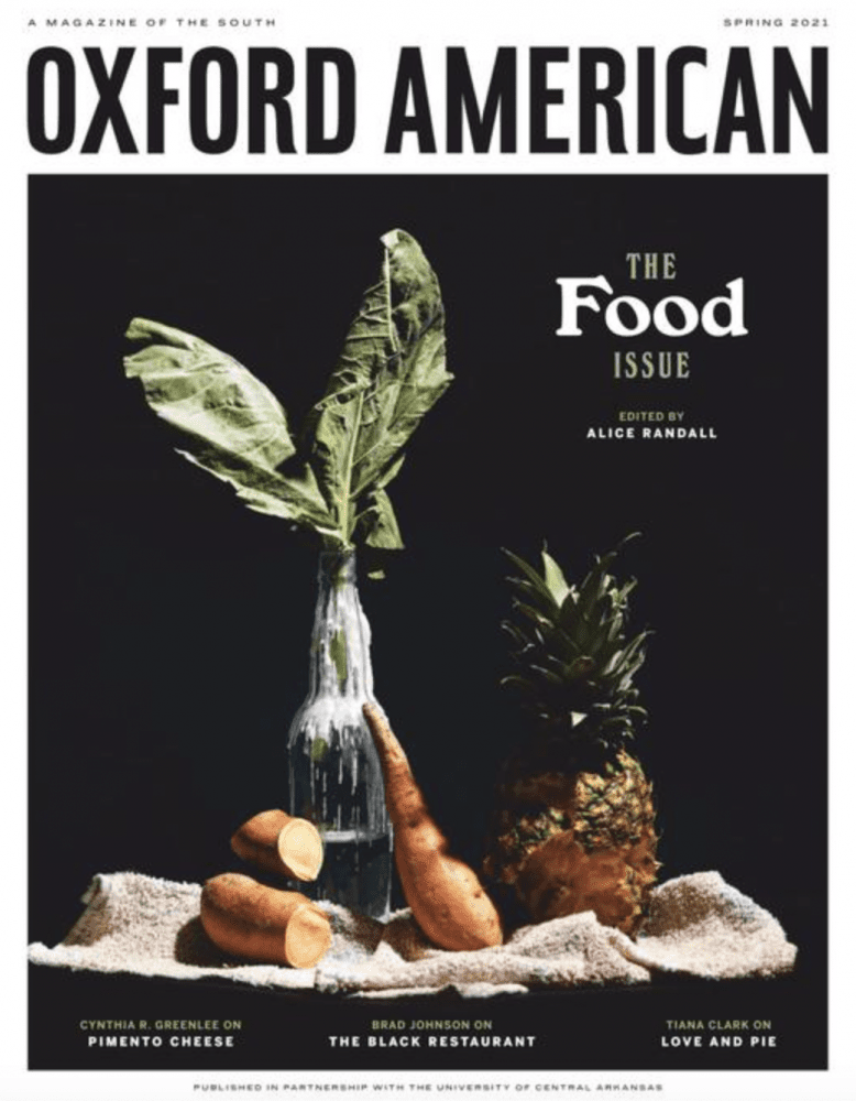 “The Food Issue” cover of Oxford American