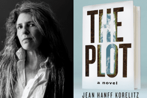 Jean Hanff Korelitz headshot and “The Plot” book cover