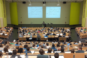 college lecture hall