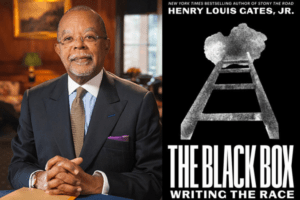 Henry Louis Gates, Jr. headshot and The Black Box book cover