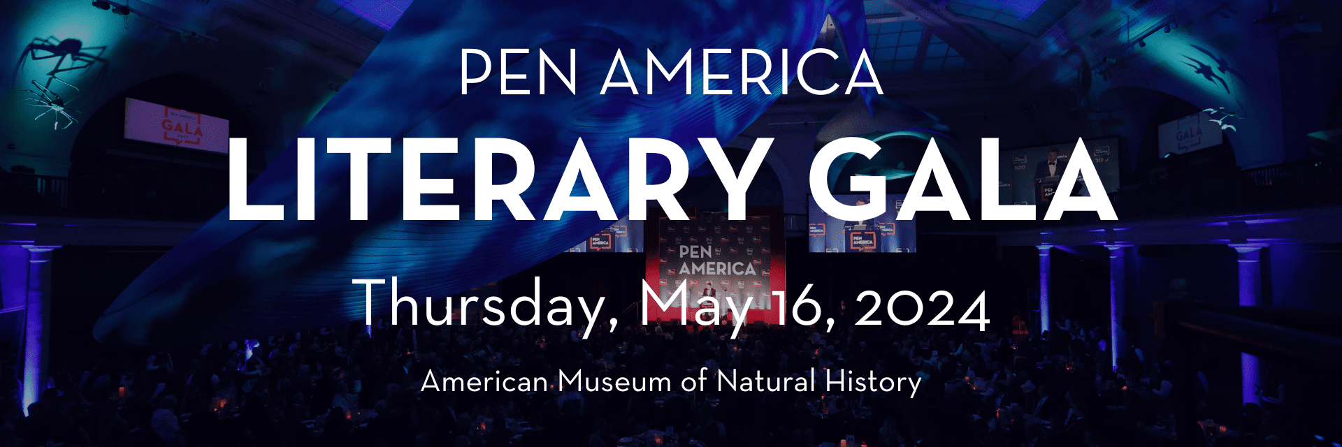 PEN America Literary Gala Thursday May 16, 2024 American Museum of Natural History