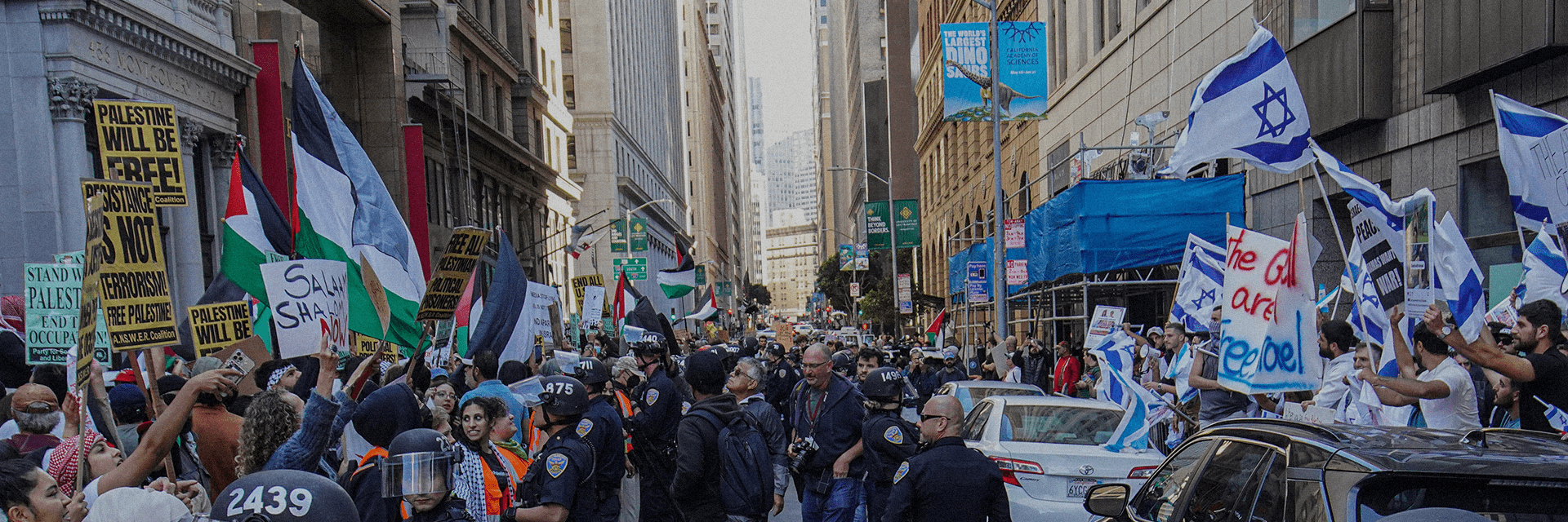 Protestors in NYC
