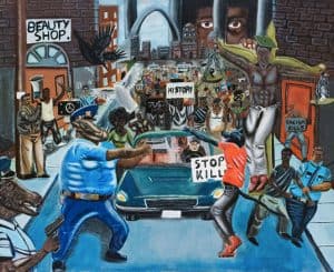 Police Protest Painting: Pulphus