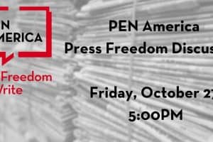 Press Freedom Discussion event graphic