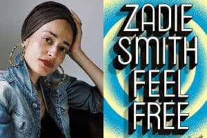 Zadie Smith headstand cover of Feel Free