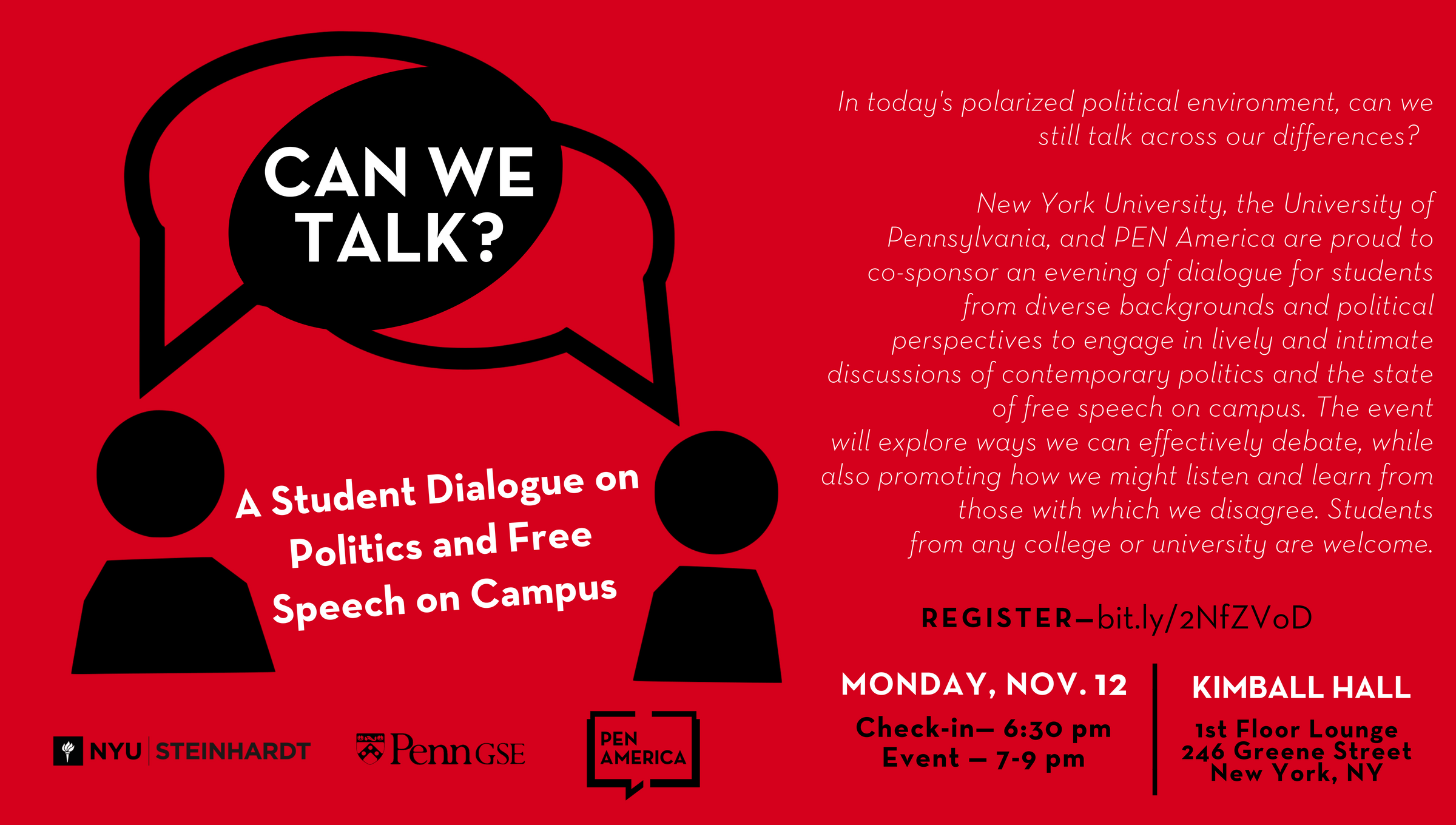 Can We Talk? A Student Dialogue on Politics and Free Speech on Campus ...