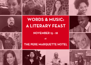 Words and Music: A Literary Feast event graphic