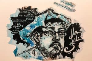 Jamal Khashoggi illustration
