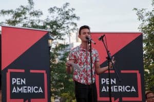 reading at the Aids Remembrance event