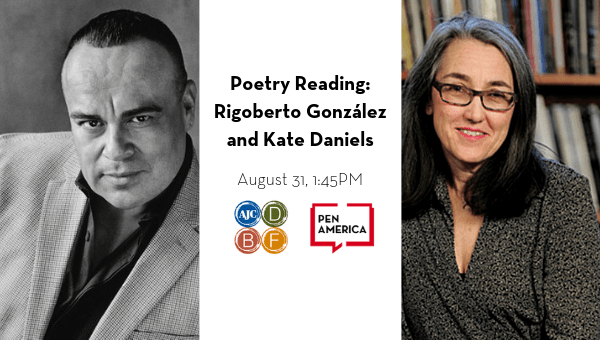 AJC-Decatur Festival 2019 Poetry Reading Rigoberto González and Kate Daniels