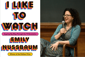 Emily Nussbaum and the cover of I Like to Watch
