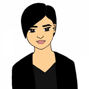 illustrated headshot of Candice Kim