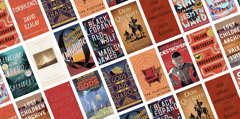 book covers from the real and reimagined reading list