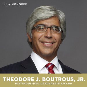 2019 Distinguished Leadership Award honoree: Theodore Boutrous