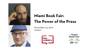 Miami Book Fair: The Power of the Press event image