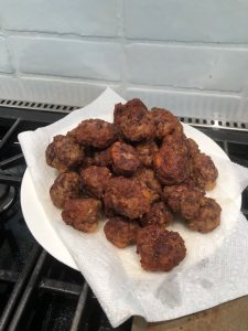 finished meatballs