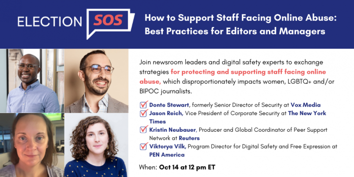 [WEBINAR] Supporting Staff Facing Online Abuse: Best Practices for Editors and Managers