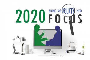 Mayborn Conference 2020 Logo with text "Bringing Truth into Focus"