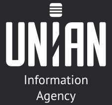 Black and white Unian logo